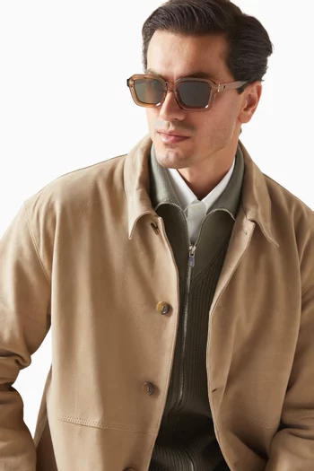Impossible Square Sunglasses in Polymer