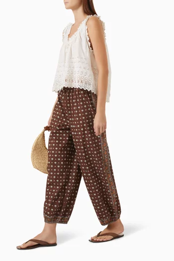 Yarrow Balloon Pants in Cotton