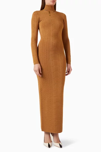 Open-back Knit Dress