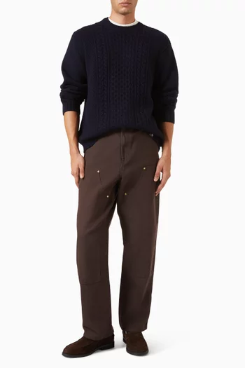 Caster Sweater in Cable-knit