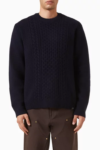 Caster Sweater in Cable-knit