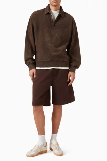 Lambert Polo Sweatshirt in Cotton