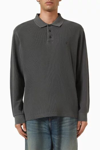 Waffle Rugby Shirt in Cotton