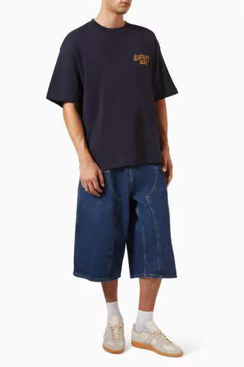 Blackletter Logo T-shirt in Cotton