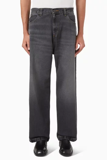 Brandon Loose Straight Jeans in Smith Denim