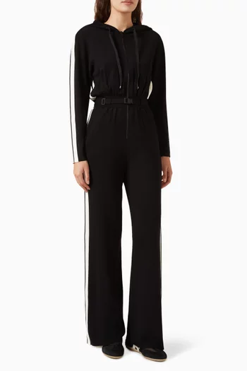 Knit Jumpsuit in Viscose Blend