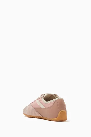Boxe Sneakers in Nylon, Leather & Suede
