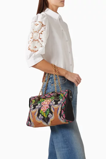 Medium Panthea Swarovski® Shoulder Bag