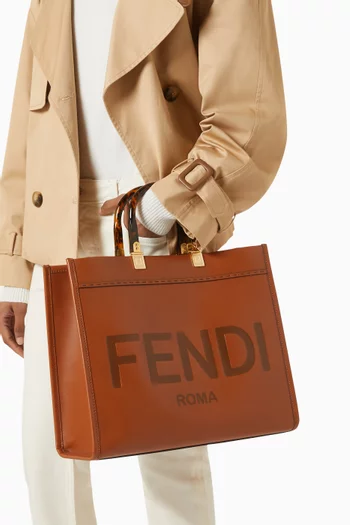 Unused Medium Sunshine Tote Bag in Leather