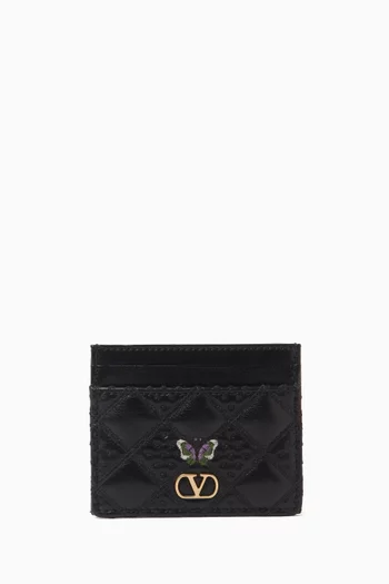 Flutterby Cardholder in Shiny Nappa Leather