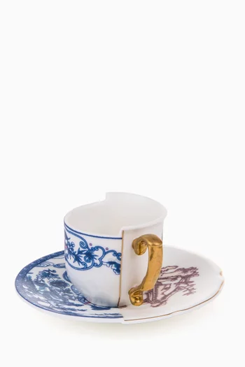 Hybrid Eufemia Coffee Cup & Saucer Set in Porcelain