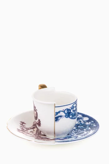 Hybrid Eufemia Coffee Cup & Saucer Set in Porcelain