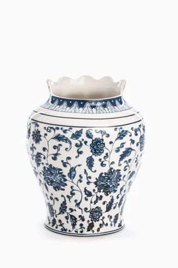 Hybrid Melania Vase in Porcelain, 26cm