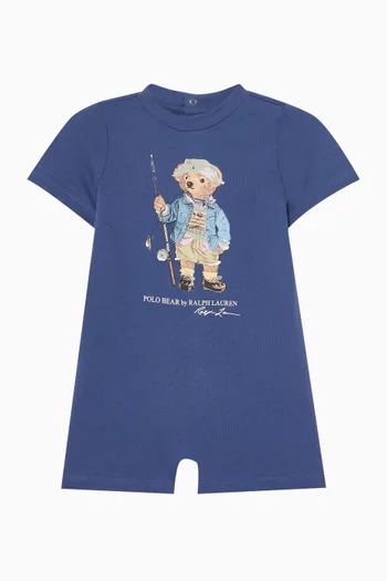 Bear Romper in Cotton