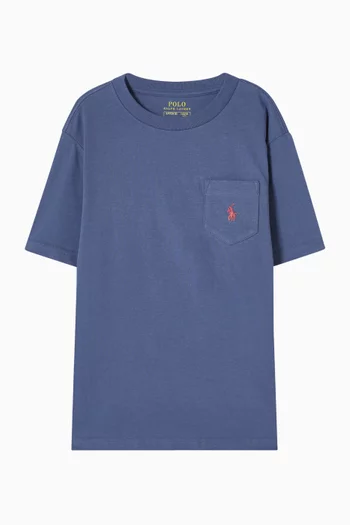 Pocket T-Shirt in Cotton Jersey