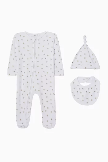 Bear-print Pyjama Set in Jersey