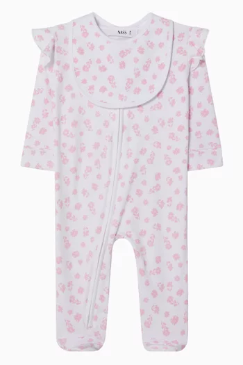 Floral-print Pyjama Set in Jersey