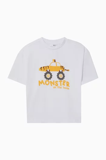 Monster Truck Graphic T-shirt in Cotton-jersey