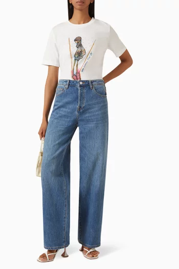Sketch T-shirt in Cotton