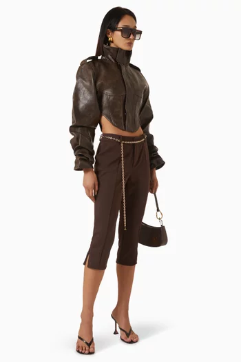Una Capri Pants in Crepe