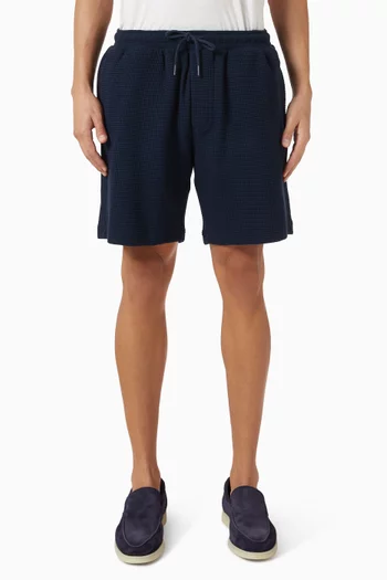 Sam Textured Shorts in Stretch-cotton