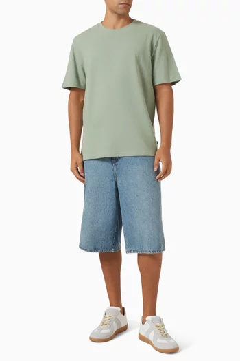 Dean T-shirt in Textured Organic-cotton