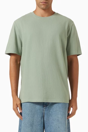 Dean T-shirt in Textured Organic-cotton