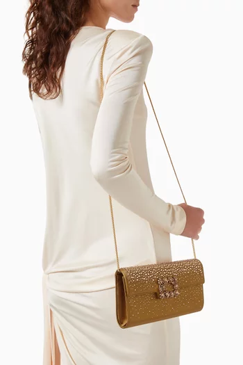 Efflorescence Clutch in Satin