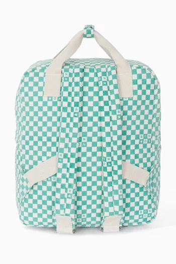 Checkerboard Backpack in Cotton