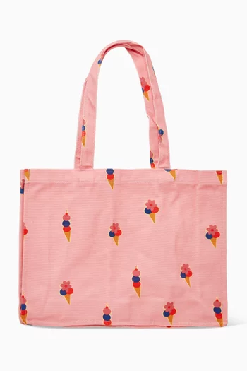 Printed  Tote Bag in Cotton