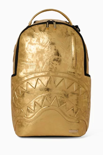 Gold Weathered Backpack