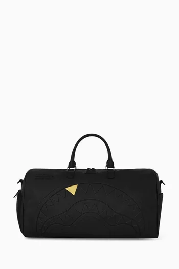 Blacked Out Embossed Gold Tooth Duffle Bag