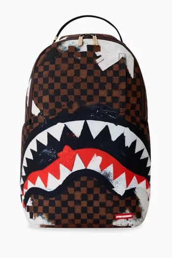 Sharks in Paris Backpack in Cotton Canvas