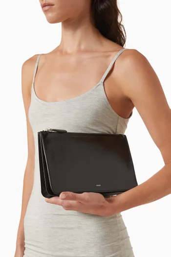 Clutch Bag in Naplack Leather