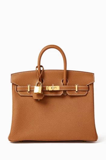 Unused Birkin 25 in Togo Leather