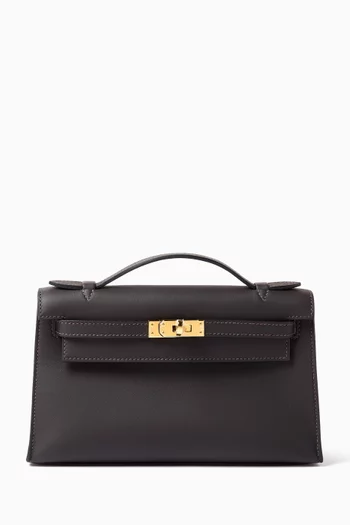 Unused Kelly Pochette in Swift Leather