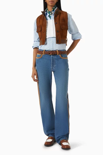 Crop Top in Cotton Poplin