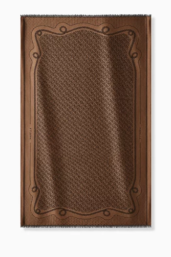 Printed Scarf in Satin