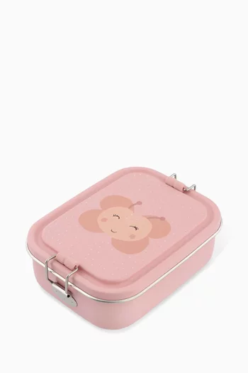 Bee Small Lunch Box in Stainless steel