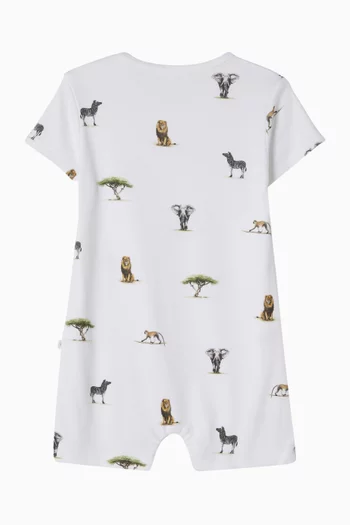 Safari Romper in Bamboo & Cotton