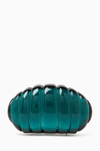 Aurora Shell Clutch in Resin