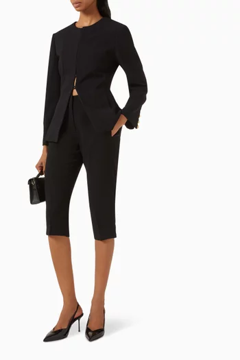Capri Pants in Crepe Envers Satin