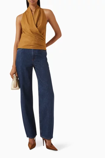 Straight-leg Jeans in Denim