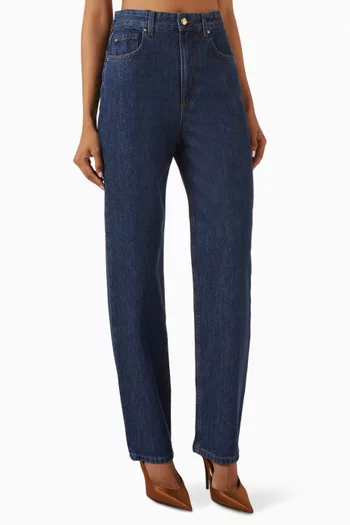 Straight-leg Jeans in Denim