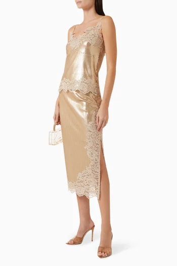 Sequin-embellished Skirt