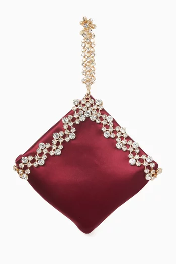 Karla Clutch in Satin