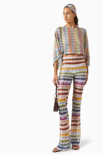 Knit Crop Top in Rayon Blend