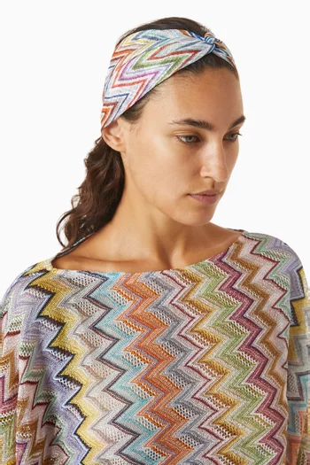 Zigzag Knit Headband