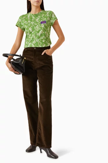 Floral-print T-shirt