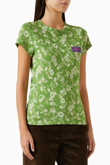 Floral-print T-shirt